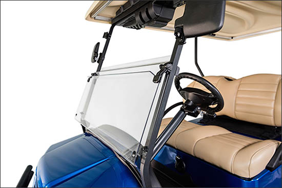 What Are Golf Cart Windshields Made Of?